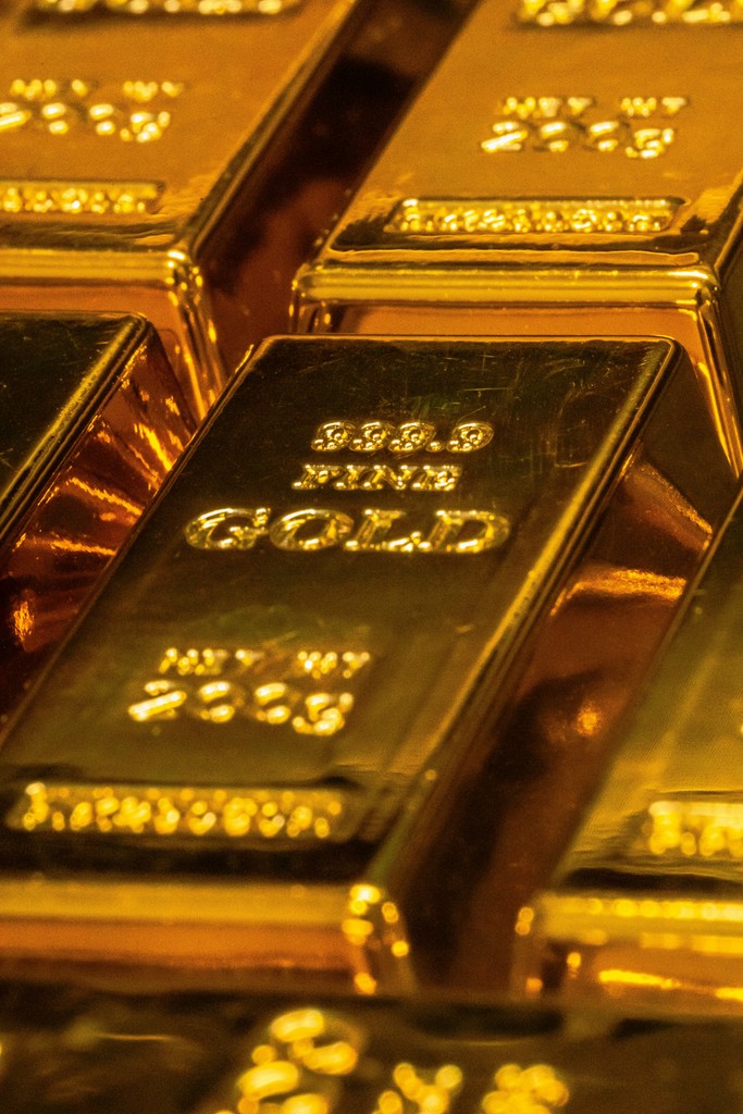 Goldbarren beim Edelmetallankauf